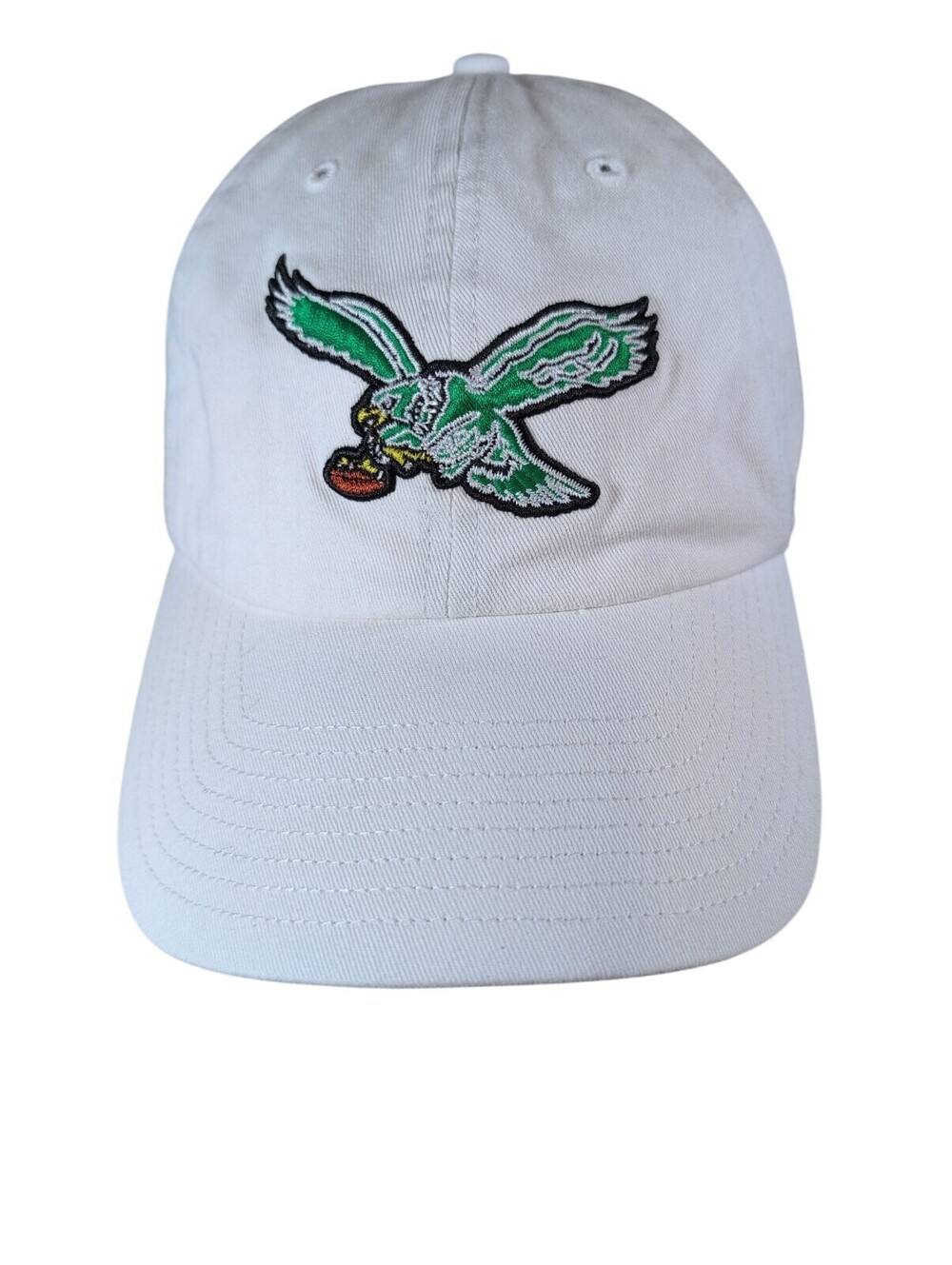 47 Philadelphia Eagles Throwback Green Bird Hat Low Profile White Adjustable Cap